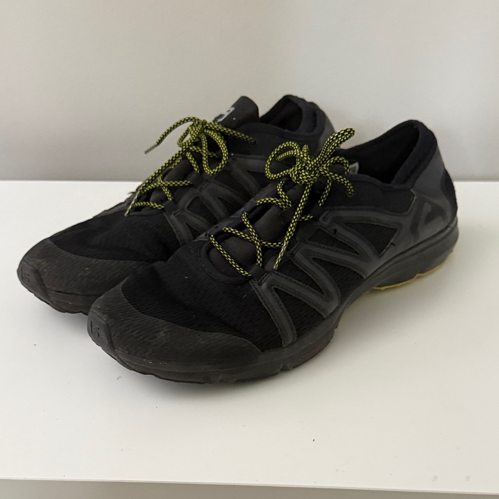 Salomon Black and Yellow Men's Athletic Shoes